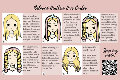 Heatless Hair Curler - Petal